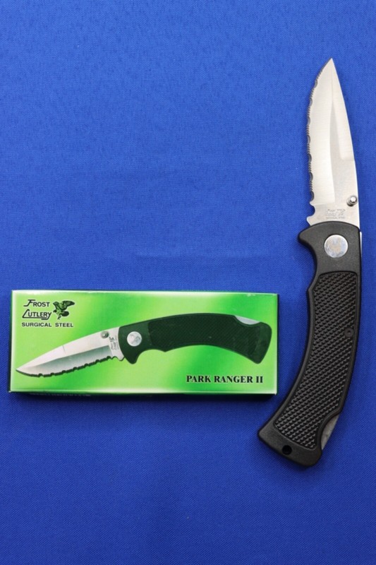 Park Ranger II by Frost Cutlery 5" Closed Folding Pocket Knife Stainless Steel