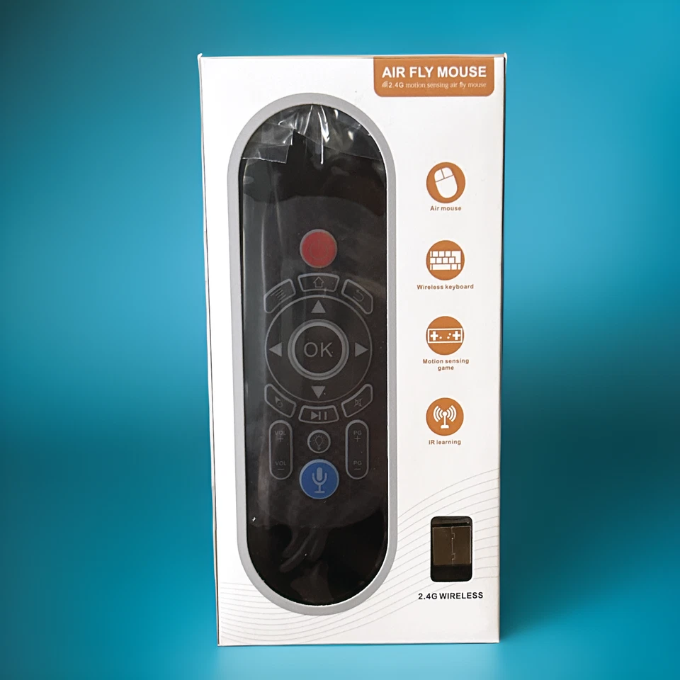Universal 2.4G USB Air Fly Mouse Voice Command Keyboard IR Remote Control - Image 3 of 4
