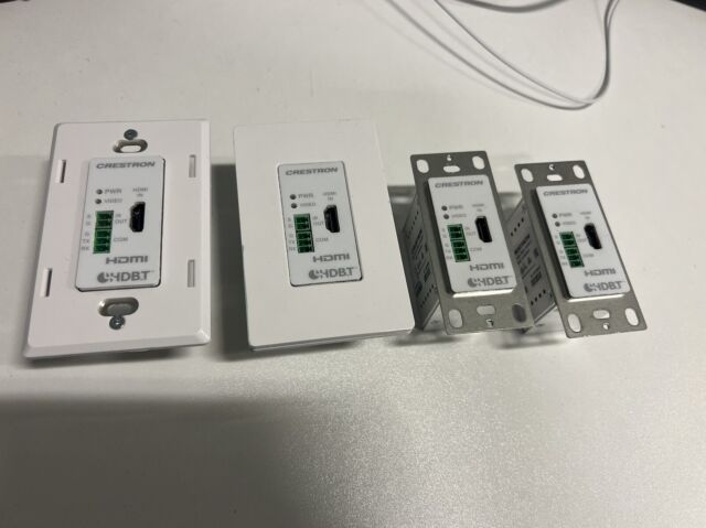 Crestron DM-TX-4K-100-C-1G-W-T - FOUR PIECES IN ONE LOT HE7780 Crestron DM-TX-4K-100-C-1G-W-T - FOUR PIECES IN ONE LOT HE7780