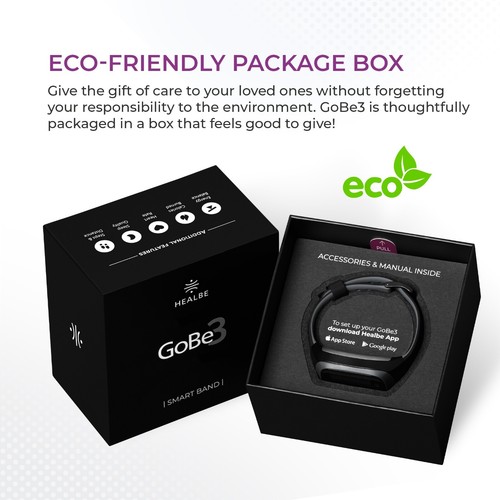 New HEALBE GoBe3 Smart Band Automatic Calorie In/Out Tracker and more - Picture 7 of 22