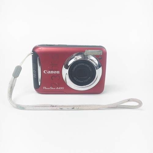 Canon PowerShot A495 Digitalkamera - 10,0 MP - rot