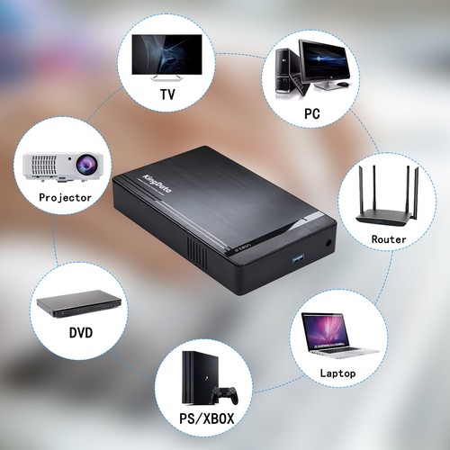 KingData USB3.0 2,5"" 3,5"" SATA SSD HDD externe Festplatte Festplattengehäuse Gehäuse - Bild 7 von 34