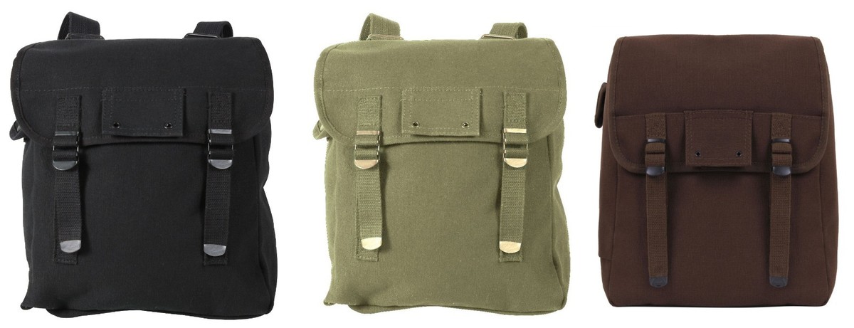 Rothco Heavyweight Canvas Military Musette Shoulder Bag Backpack