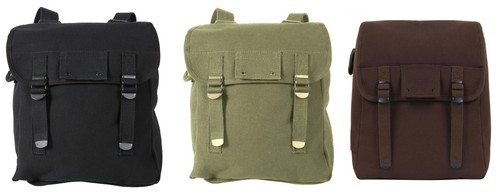 Rothco Heavyweight Canvas Military Musette Shoulder Bag Backpack - Bild 1 von 6