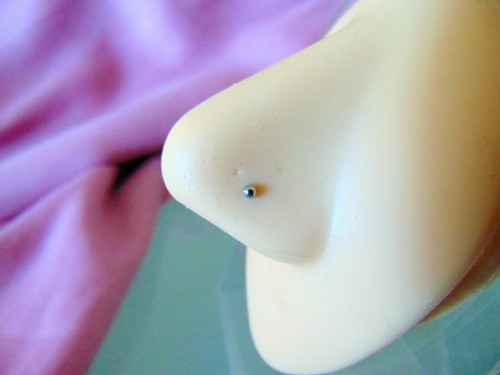 6 Silber Nasen Piercing 1 x Herz 3 x Kugel 1x Spitze 1 x Ring 6 Nasenstecker - Bild 3 von 10
