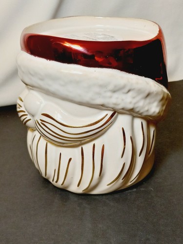 Bad & Body Works SANTA CLAUS HEAD 3-DOCHT Kerzenhalter SOCKEL Weihnachten 2021 - Bild 2 von 12