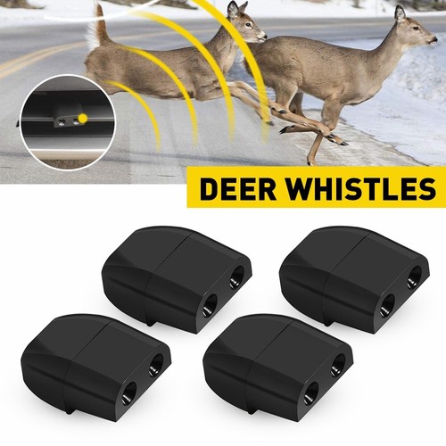 4Pcs Ultrasonic Car Deer Alert Whistle Warning Animal Repeller Auto Safety New - Picture 4 of 13