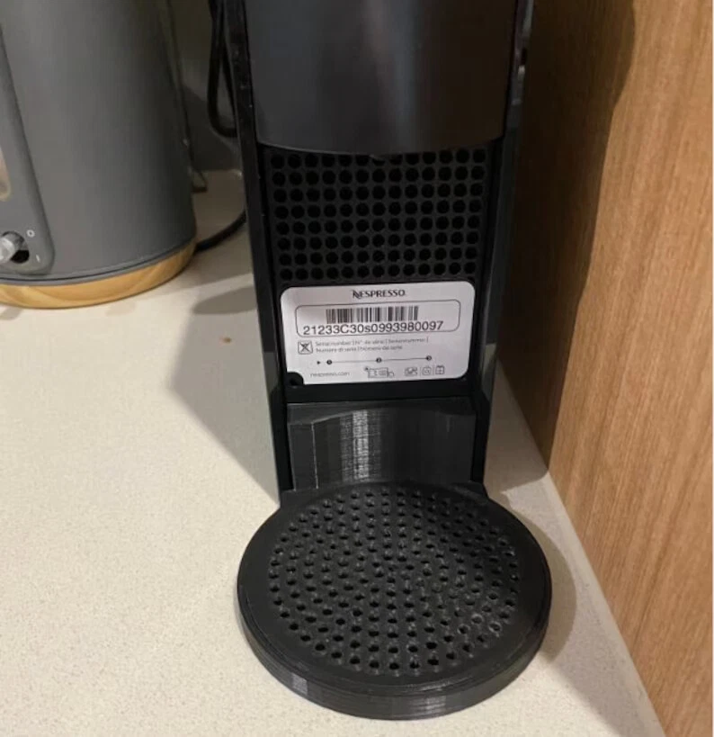 Bandeja de goteo grande para cafetera Nespresso Essenza | Se adapta a tazas más grandes | Krups Foto 3 de 4