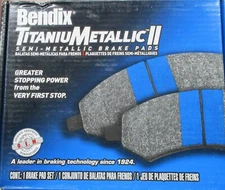 NEW TITANIUMETALLIC II FRONT BRAKE PADS MKD1105IQ / D1105 FITS *SEE CHART*