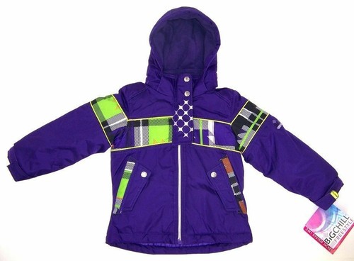 Big Chill Girls 3 in 1 Fleece Lined Hooded Winter Jacket NWT Purple  Pink Size 4 - Picture 2 of 14