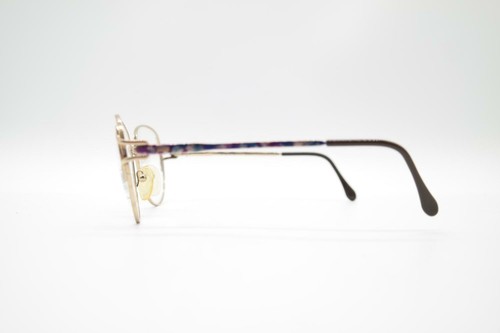 Gafas vintage Sferoflex S394 oro multicolor ovaladas montura gafas NOS - Imagen 2 de 6