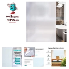 Window Film Privacy Day and Night with Installation Tools, Static Cling Glass...