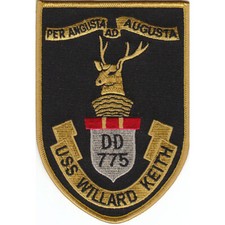 DD-775 USS Willard Keith Patch