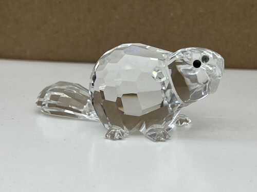 Swarovski Figura 164637 Grande Castoro 8 Cm. Ottime Condizioni - Foto 2 di 5