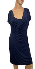 Lucy & Laurel Women's Shirt Dress Navy Blue Size S