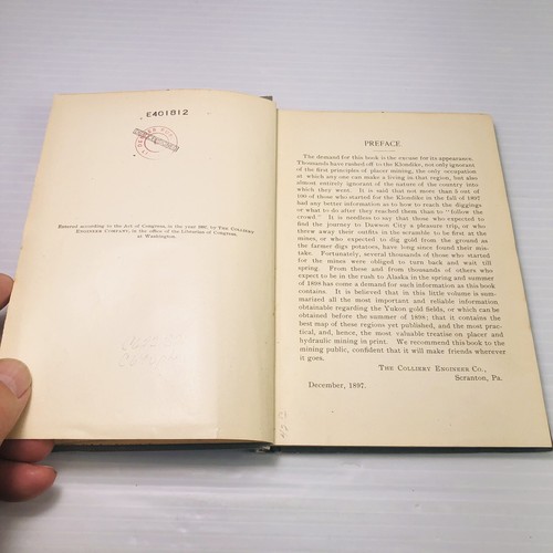RARE Placer Mining Handbook for Klondike and Other Miners and Prospectors 1897 - Picture 6 of 24