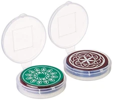 Carrom Tournament Striker Man Made Ivory Pack of 2 Pcs For 2 Years Or Above
