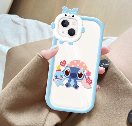 Stitch Cartoon Phone Case For iPhone 11 12 13 14 Pro Max 7 8 Plus XS XR Cover - Zdjęcie 2 z 5