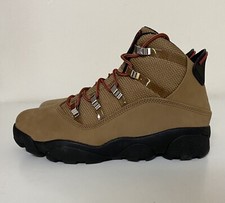 Nike Air Jordan 6 Rings Winterized Mens Sz 9.5 Rocky Tan Black Boots FV3826-202