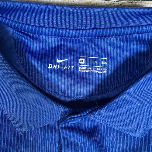 Nike Men’s England Away Shirt XL (L) Blue 2020-2021 Dri-Fit Short Sleeve Top - Picture 9 of 11