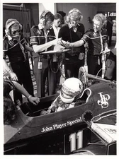ELIO DE ANGELIS LOTUS 97T PORTUGUESE GP ESTORIL 1985 ORIGINAL PERIOD PHOTO FOTO