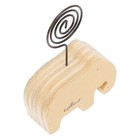 Stilvoller Tier-Nachrichtenclip aus Holz, vielseitiger Fotohalter für den