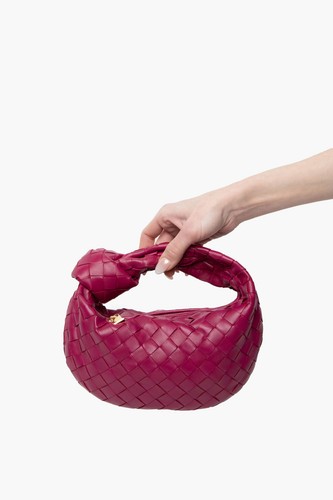 Bottega Veneta Pink Mini Intrecciato Jodie Bag - Picture 3 of 6