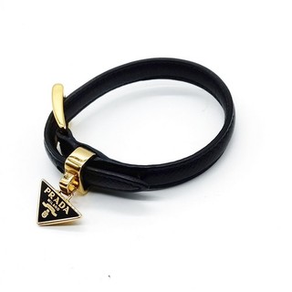 NO TARIFF Prada Bracelet Black Gold 3290724