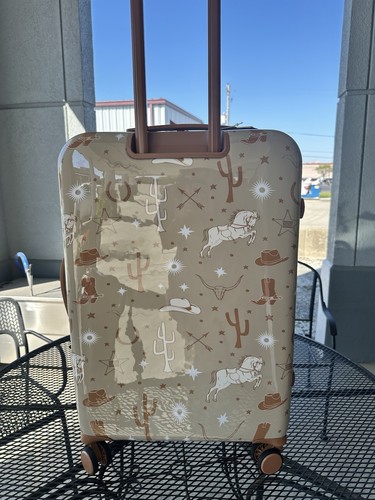 Metalik Nude  western luggage cowgirl print boots tiktok viral 31” - Picture 12 of 12