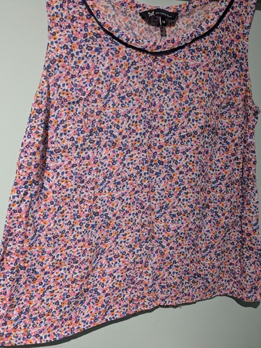 Crew Clothing Company Womens Floral Sleeveless Round Neck Vest Top, Size 14 - Picture 2 of 5