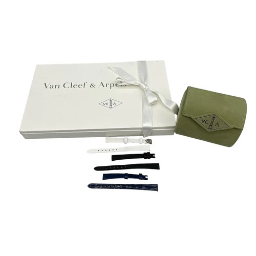 Van Cleef & Arpels Charm Mini Watch 3575164 K18WG Quartz Ladies #Okw092 - Picture 10 of 12
