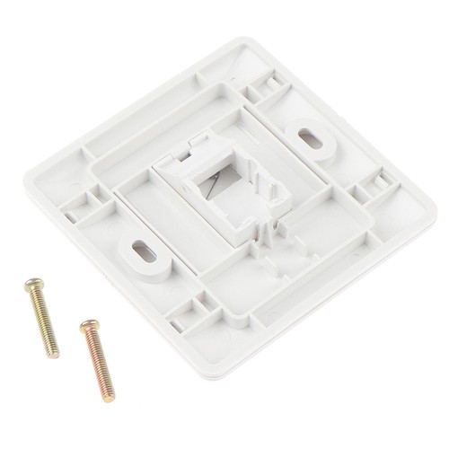86 Type Single Port RJ45 Wall Flat Face Plate Ethernet Network Socket Panel TX - Photo 10/10