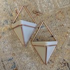 Umbra Trigg Hanging Planter Vase & Geometric Wall Decor Copper -Set of Two