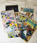 Marvel DC Comic Lot 7 Spider Man Punisher Robin Vintage Mixed Reader