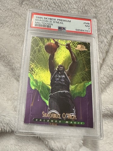 1995 SKYBOX SHAQUILLE ONEAL MELTDOWN PSA 7 NM #M8 POP 85 ICONIC 💎 - Picture 2 of 4