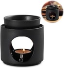 Wax Melt Burner, Ceramic Oil Burners with Candle Spoon Essential Oil Burner Arom