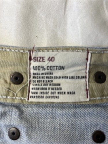 ECKO UNLTD Herren Jeans Blau Größe 36 Straight Fit 5 Pocket Constant Elevation - Bild 15 von 15