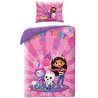 GABBY PARTY Bettwäsche Set Kinder DOLLHOUSE Puppenhaus 100x135 Baumwolle