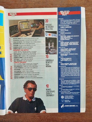1992 08 24 AUTOSPRINT 24 AGOSTO 1992 N.34 ANNO XXXII CON POSTER MANSELL - Picture 3 of 8