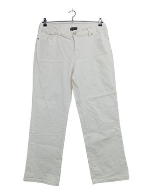 CAMAIEU Straight-Leg Jeans Damen Jeans Gr. DE 48 weiß Casual-Look