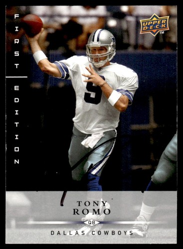2008 Upper Deck First Edition In Person Auto No Cert Tony Romo Dallas Cowboys - Picture 1 of 2