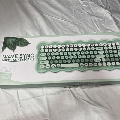 iJoy Wave Sync Wireless Battery Powered Keyboard Mint Green