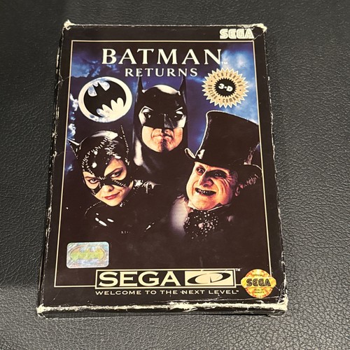Batman Returns (Sega CD, 1993) Auténtico, CIB Completo En Caja! ¡Probado funciona! - Imagen 6 de 11