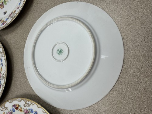 Lot Of 5 Royal Bayreuth Dinner Plate Floral Decorated 10 5/8ths 1960 - Picture 8 of 10