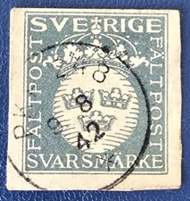 Alte  Briefmarke.  Schweden.  Gestempelt. (342)