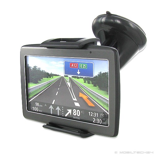 KFZ NAVI HALTERUNG + LADEKABEL passt für Medion GoPal E5455 P4410 EU P4635 P5255 - Bild 3 von 5