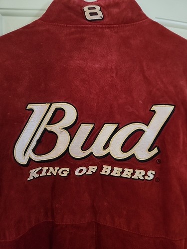 Dale Earnhardt Jr Chase Authentics JH Design NASCAR Bud Red Leather Jacket 2XL - Picture 14 of 17