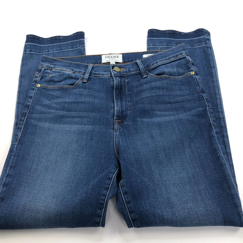FRAME Le High Straight MINT 30 (passt 30W 27,5L) High Rise Denim Jeans - Bild 3 von 10