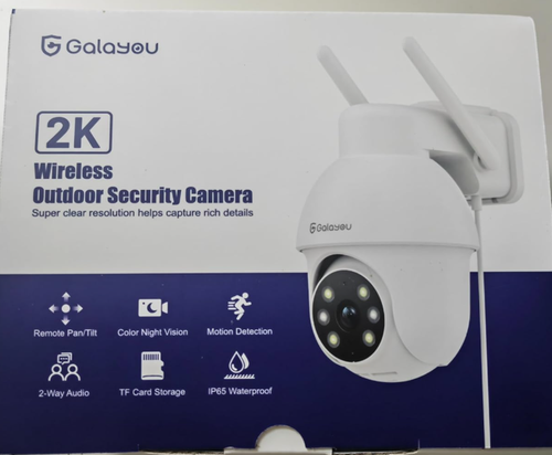 GALAYOU 2K Security Camera Outdoor Colour Night Vision Pan-Tilt View 2-Way Audio - Picture 8 of 8