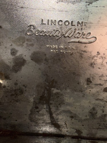 Caja de pan Lincoln BeautyWare vintage de metal cromado con estante - Imagen 12 de 17